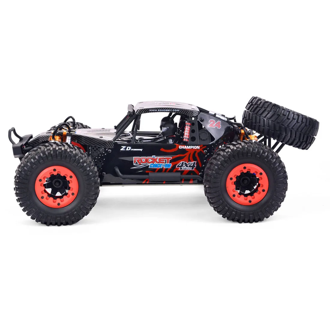 ZD Racing ROCKET DBX-10 1/10 4WD 80 км/ч 2 4G бесщеточный мотор высокоскоростной автомобиль с