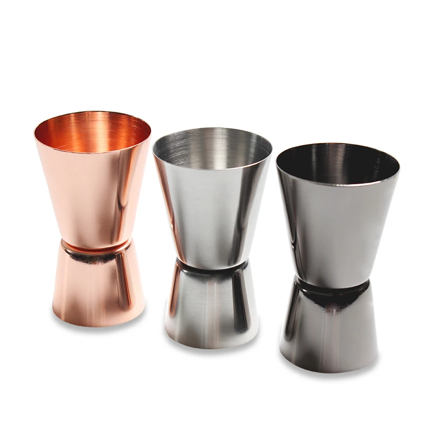 Double Sided Cocktail Jigger - Stainless Steel 15/30ML (0.5oz/1oz) Measuring Cup for Bartenders and Drink Mixing image 2