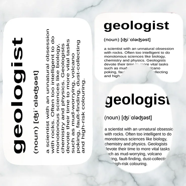 Забавная занавеска для душа в стиле геолога ванной комнаты с ковриком