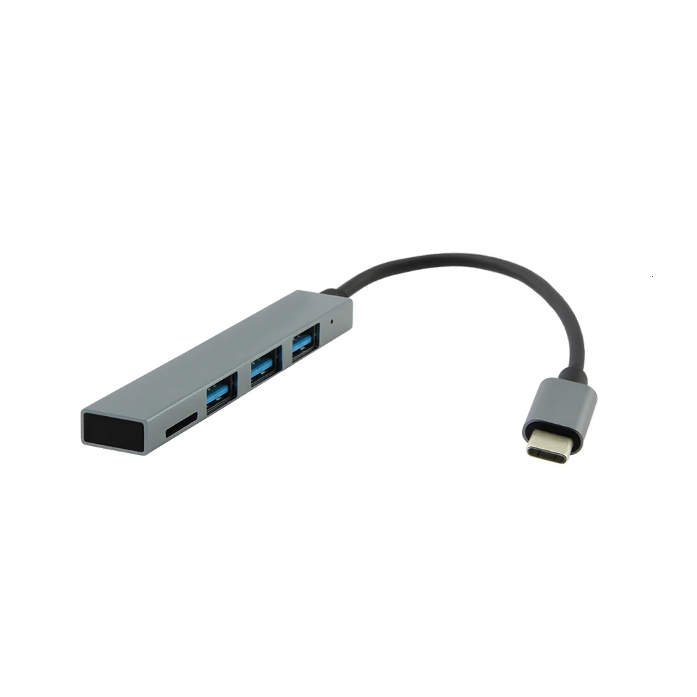 USB chyi C HUB 3,0 3 порта с TF кардридером Тип C 3,1 концентратор адаптер для MacBook, Surface Pro 6 Аксессуары
