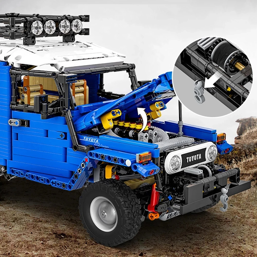 Город высокотехнологичной серии TOYOTA внедорожных транспортных средств в MOC-4889 1:12