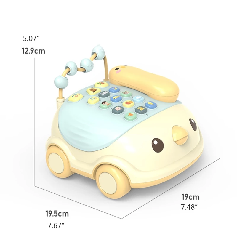 

Kids Simulation Electric Lifelike Play Toys Multifunctional Push-Pull Chick Shaped Set Portable Educational Toys