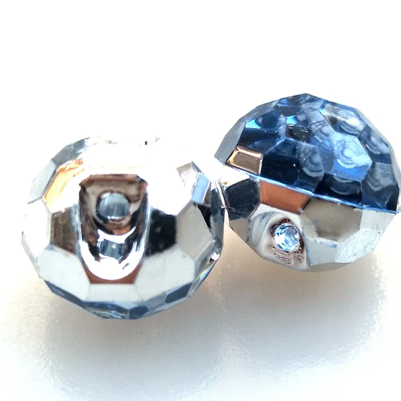 HL 40 шт Синий Круглый Акриловые кнопки Швейные аксессуары DIY ремесла A731 | Дом и сад