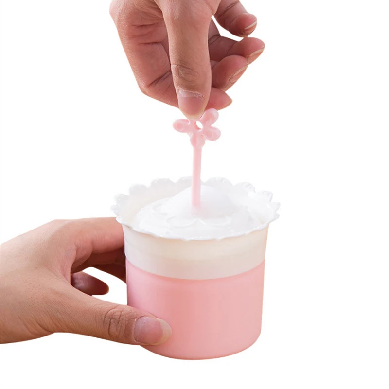 Портативный пенообразующий аппарат для очищения лица пенная чашка пятилистный