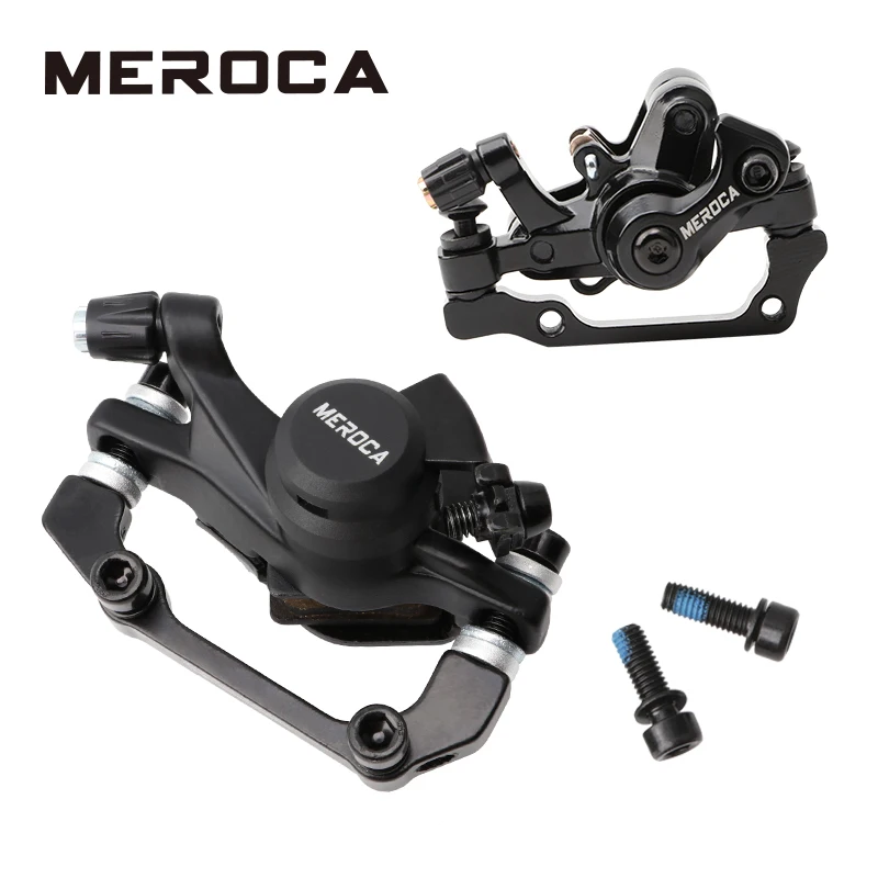 

MEROCA Bicycle Cable Pull Brake Disc Brake Caliper B01S M375 Mountain Bike Front Rear Brake Kit