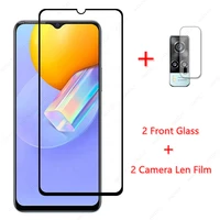 2pcs for vivo y52 5g glass for vivo y52 5g tempered glass film screen protector hd camera len film