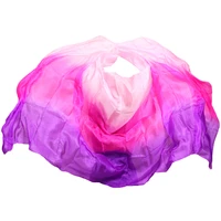 100 silk belly dance veils high quality dance veils handmade silk bellydance veil dance props size and color can be customized
