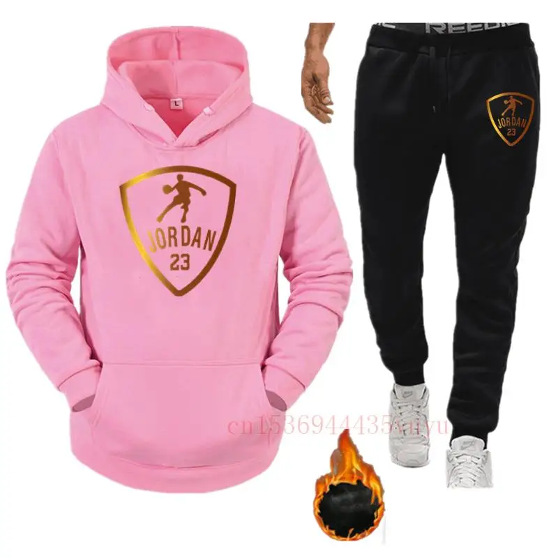 

2020 new men's Hoodie suit sportswear Pullover Sweater wool Hoodie sports pants jogging men's Pullover Sweatshirt