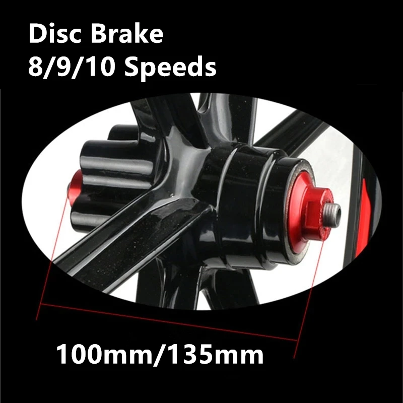 Колесо для горного велосипеда колеса 26 дюймов из магниевого сплава 6 спиц