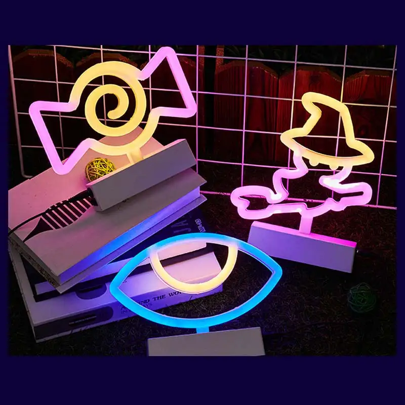Светодиодный неоновый светильник настенный знак для детской комнаты дома