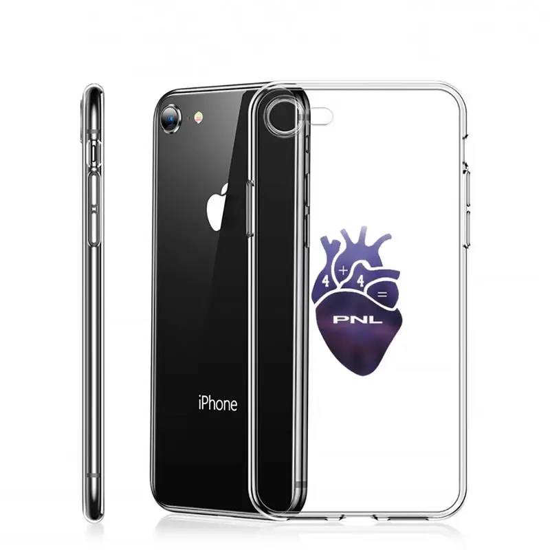 

PNL QLF Rapper Phone Case Transparent for Clear iPhone 11 12 8 7 6 6S Plus X 5S SE 2020 XR mini pro XS MAX