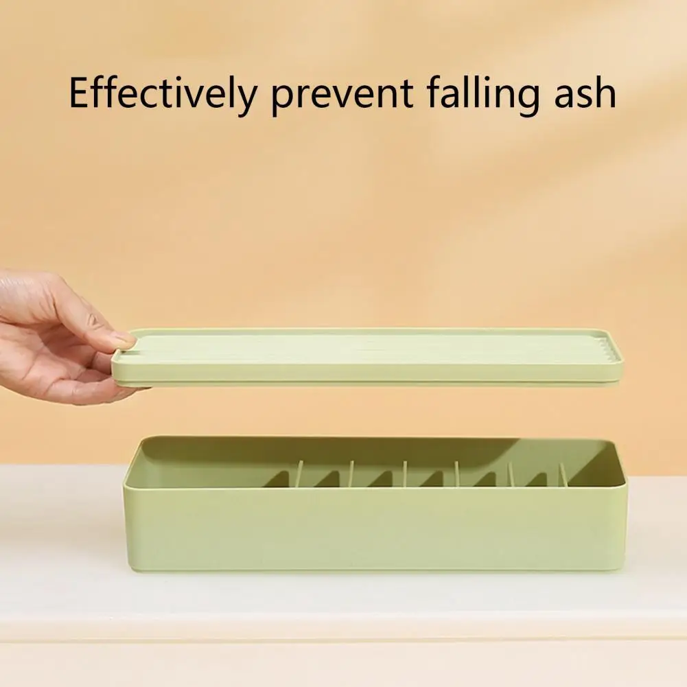 

with Cover Useful Charger Data Cord Management Box Compact Cable Management Box Divided Grid for Home