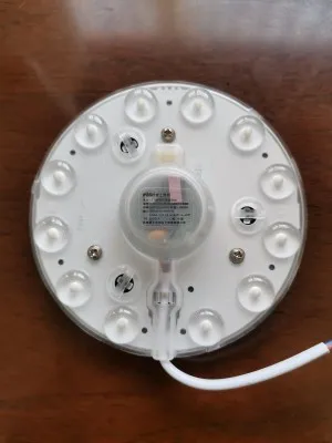 Светодиодный потолочный светильник фитиль панель округлая с лампочками