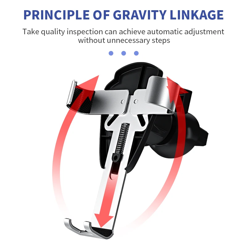 universal auto car phone holder gravity air vent clip mount mobile phone for iphone samsung support mobile phone gps car bracket free global shipping