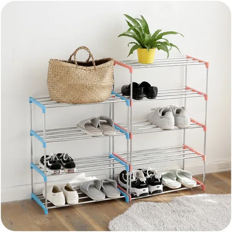

Shoe Cabinets Shoe Rack Shoes Organizers Home Furniture Chaussure Rangement Shoes Shelf Stainless Steel Organizador