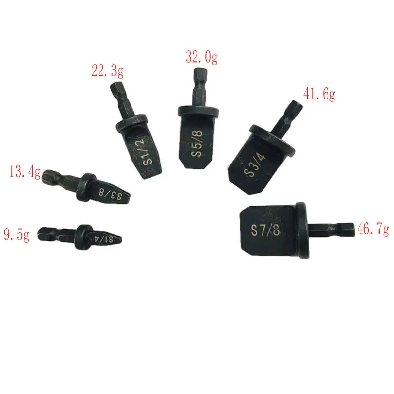 

6-Piece copper tube expander hole expander electric tube expander Head Expander air conditioner maintenance tool set