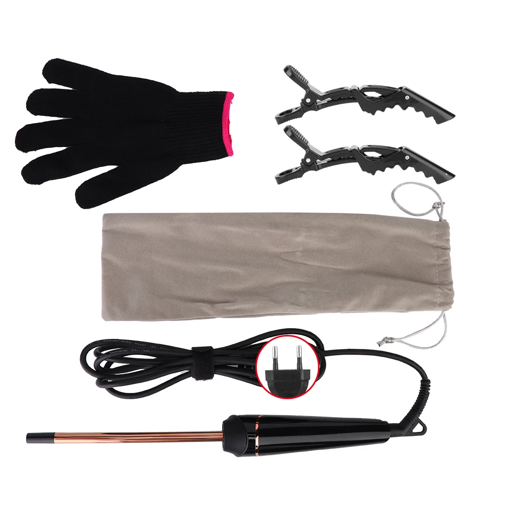 

Barbershop Professional Temperature Adjustable Electric Hair Curler Curling Iron Hairdressing Styling Tool (100-240V) Hair