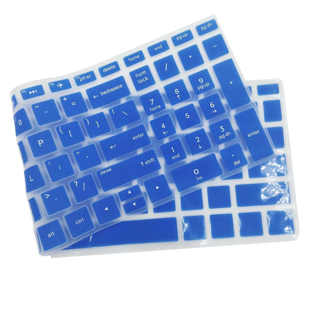 Blue as described Высокая невидимая защитная оболочка клавиатуры для hp 15,6 дюймов BF ноутбука ПК - Цвет: Blue as described