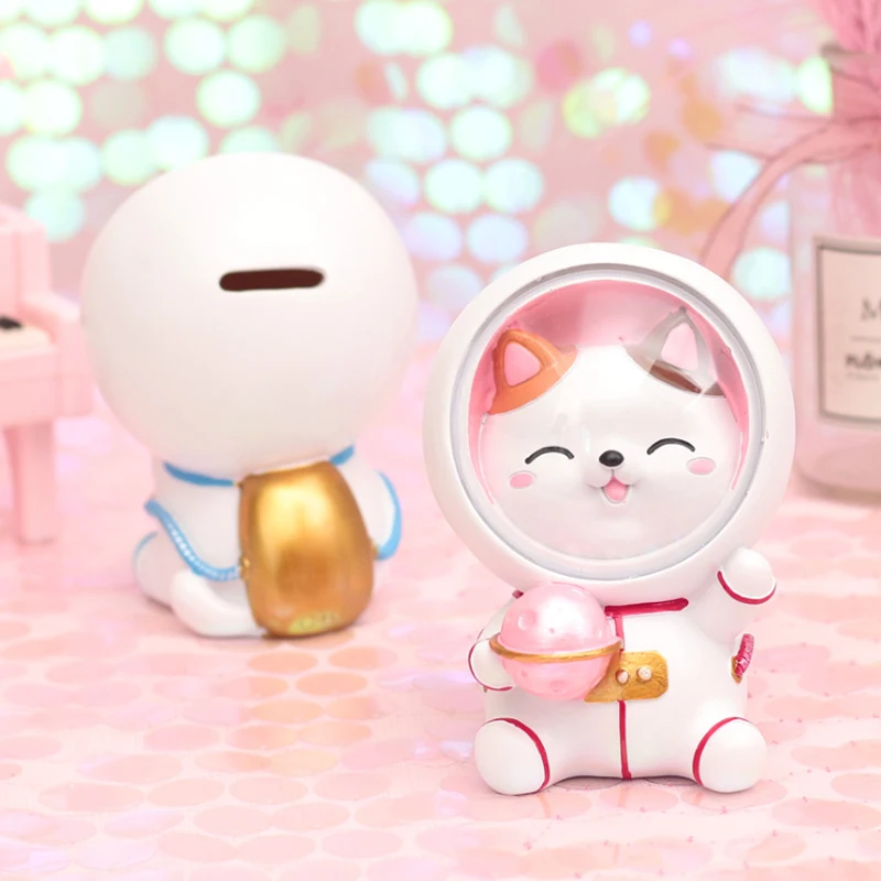 Космическая кошка копилка Детская украшение для комнаты домашнее коробка