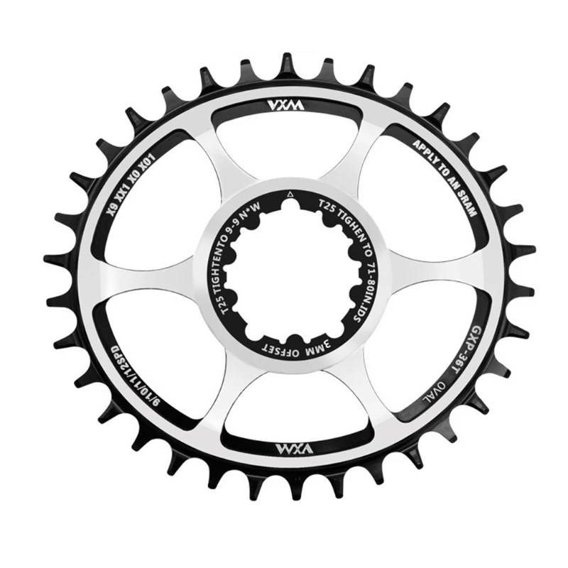

Bike Chainring Sprocket Gxp Oval 32t 34t 36t for Gx X1 1400 X0 X9 S1400 Mtb Sprocket 6mm Sram Gxp Xx1 Eagle X01