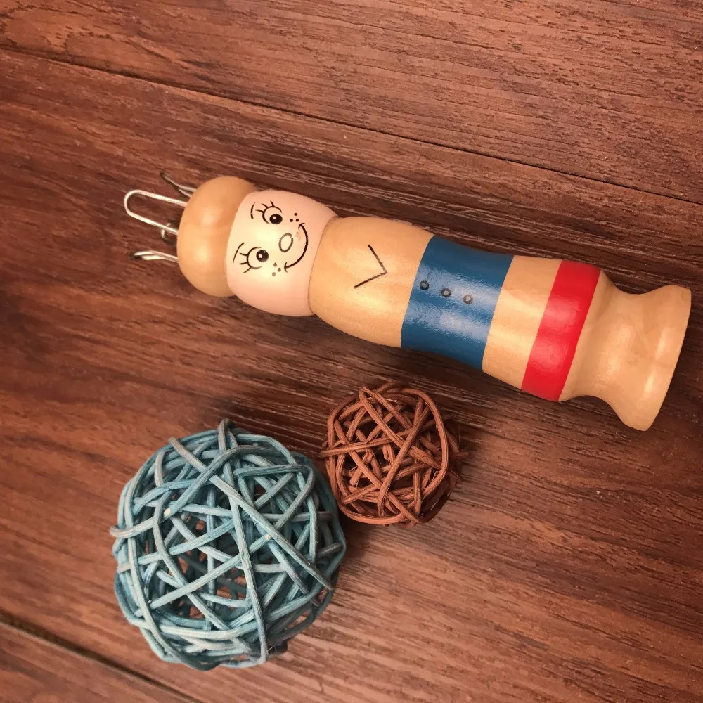 

Free Shipping Wooden French knitting loom Rope Weaving Tool Easy Rope Weaving handmade crafts needlework