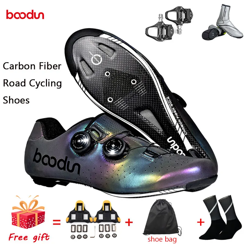 Boodun/Новинка обувь для шоссейного велоспорта из углеродного волокна Ультралегкая