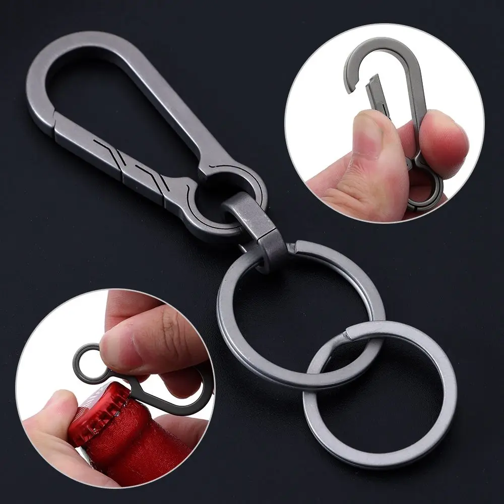 

High Quality EDC Outdoor Tool Bottle Opener Car Accessories Keychains Pendant Buckles Key Holders Keyring