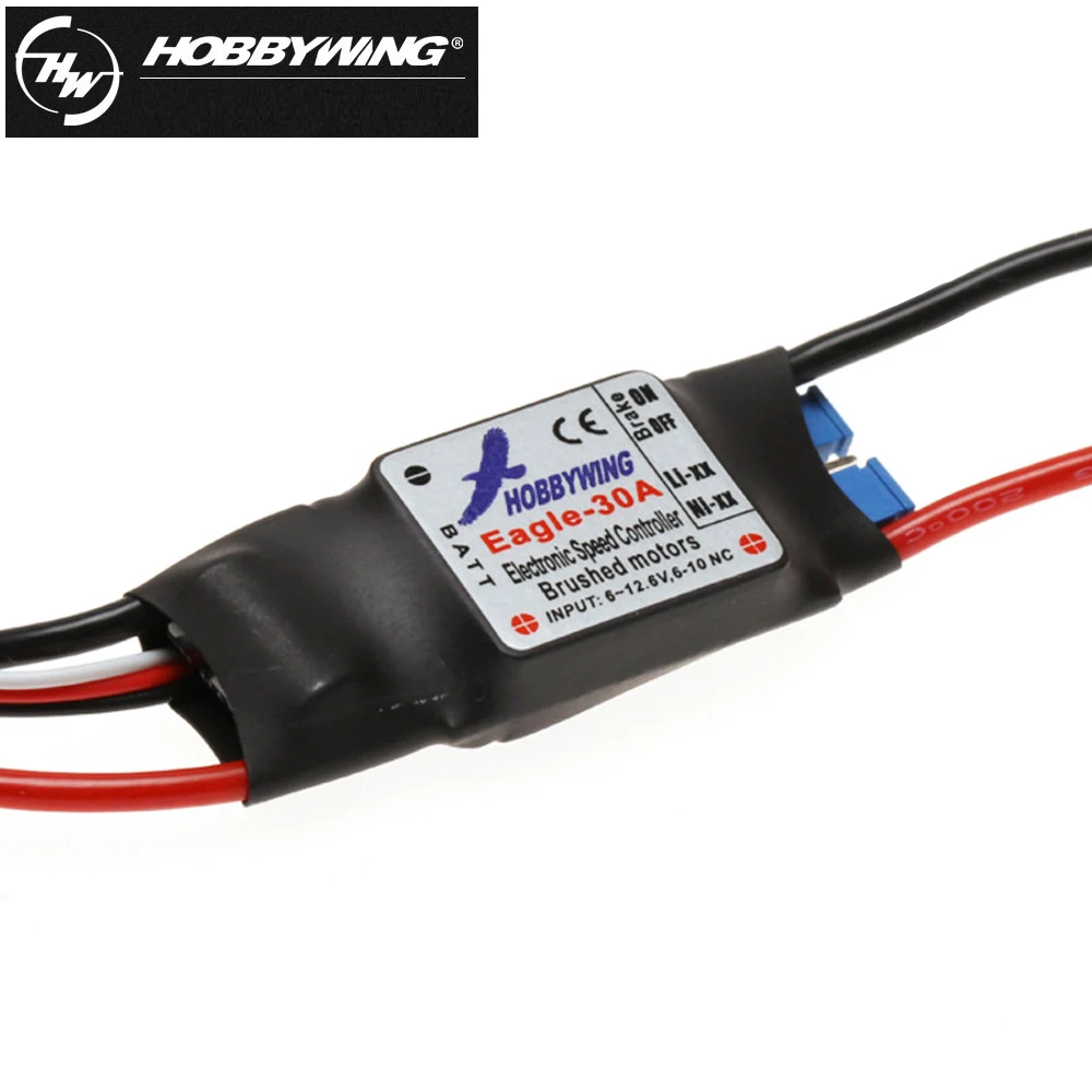 Hobbywing Eagle 20A/30A 2-3S 1A/5V BEC матовый регулятор скорости ESC для радиоуправляемого