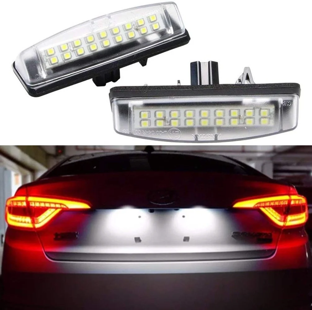 

Белые светодиодный лампы для номерного знака автомобиля, 2 шт., для LEXUS IS200, IS300, LS430, GS430, GS400, GS300, ES300, RX300, ES330, 8127130290