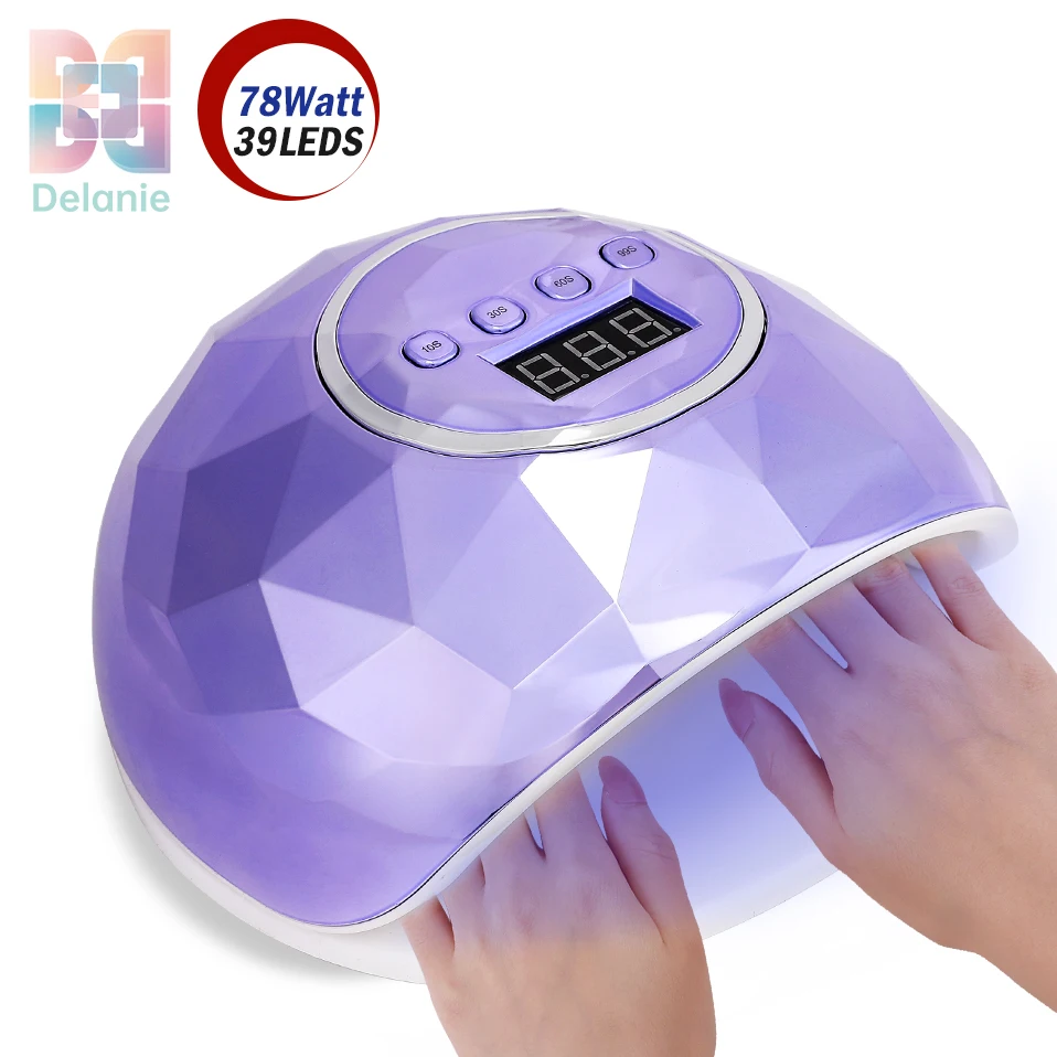 

110W UV LED Nail Lamp with 39 Leds Lamp For Manicure Apparatus Dual Light Lamp Motion Sensing Manicure Tools Art Gel Nail Dryer