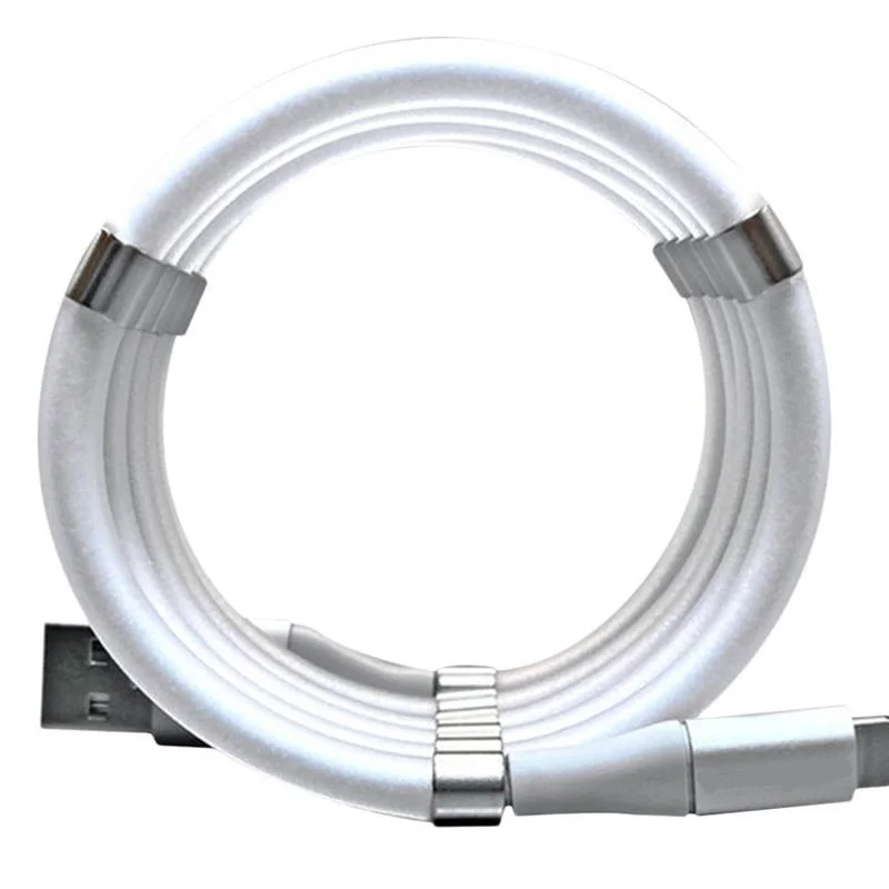 Micro USB Type C кабель зарядное устройство Дата Магнитный легко катушки и организовать