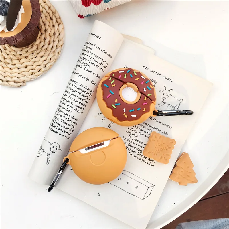 Новый милый силиконовый чехол с пончиком для Airpods pro Kawaii беспроводной Bluetooth