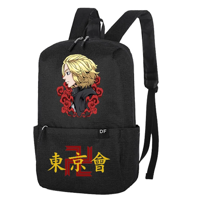 

Ladies backpack fashion tokyo revengers zipper canvas harajuku shoulder bag girl girl school bag