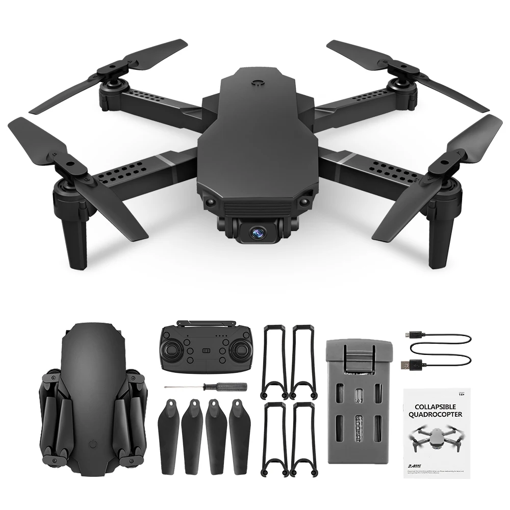 

Ainibear RC Mini Drone 4K HD Camera Profesional Wifi Aerial Photography Helicopter Foldable Gift Toys