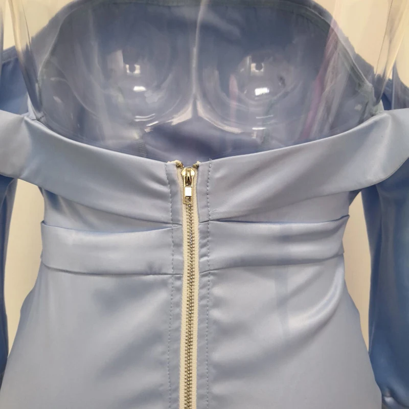 Женское пикантное эластичное платье с лямкой на шее Fyrneh открытой спиной и