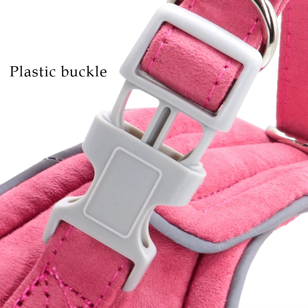 

Reflective Dog Vest Pet Harness For Small medium Dogs Soft Breathable Summer Dog Harnesses Chihuahua Collars Size XS-L