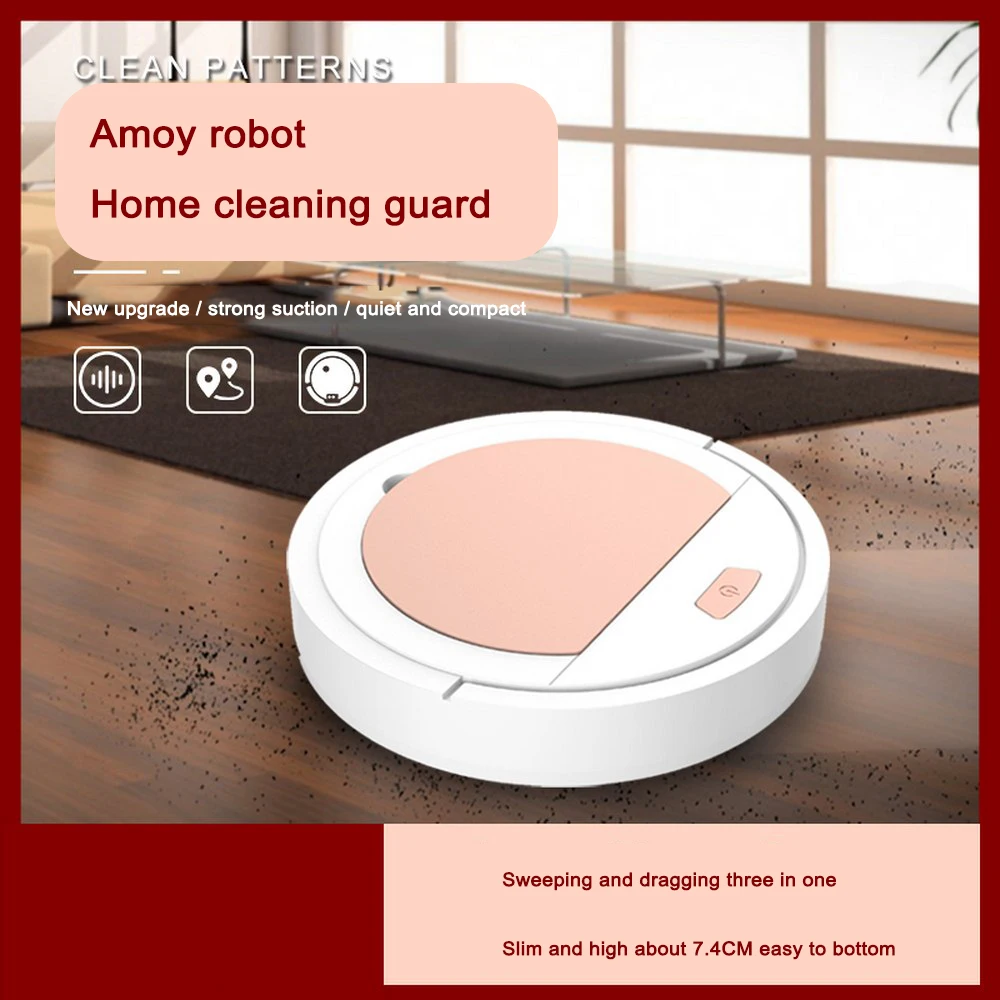 

Spade A Robot Vacuum Cleaner Sweep&Wet Mop Simultaneously For Hard Floors&Carpet Run 120mins before Automatically Charge