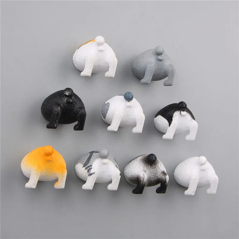 Реалистичная кошка креативная трехмерная магнитная пряжка наклейка на