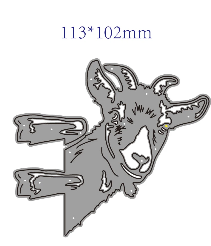 

Goat Shape Metal Cutting Die DIY for Scrapbooking Decoration Crafts