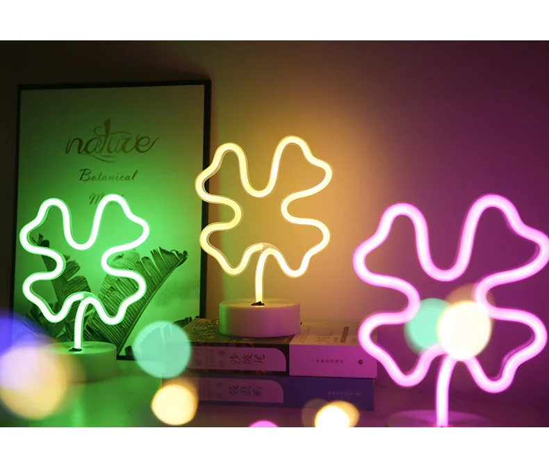 Светодиодный неоновая лампа Usb настольная рисунок светодиодный вывеска для