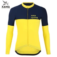 xama cycling winter thermal fleece long sleeve jerseys top quality bicycle racing jersey ciclismo maillot cycling gear free ship
