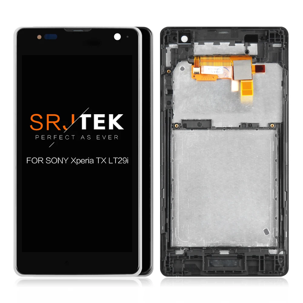 

NEW For SONY Xperia TX LT29i LCD Display Touch Screen Digitizer Assembly With Frame for SONY LT29a LT29 Screen Replacement Parts