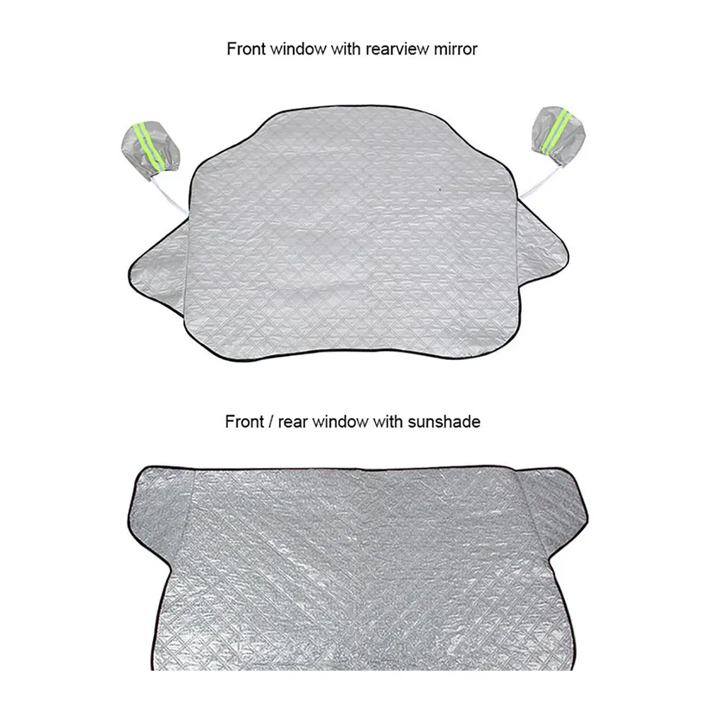Автомобильный чехол на лобовое стекло автомобильный Снежный лед солнцезащитный