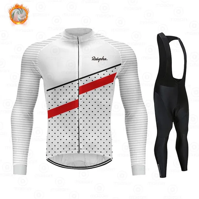 

Winter Thermal Fleece 2022 Cycling Jersey Set Racing Bike Cycling Suit Mountian Ralvpha Cycling Clothing Ropa Ciclismo Bicycle