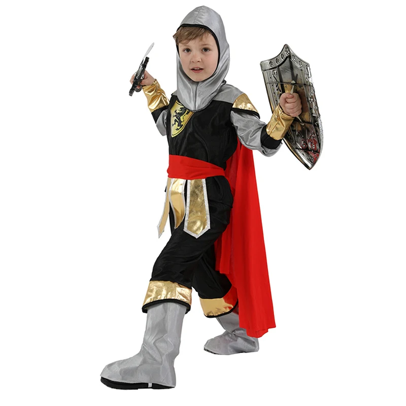 Мальчик карнавал Пурим Королевский воин костюм Римский Рыцарь Косплей Хэллоуин