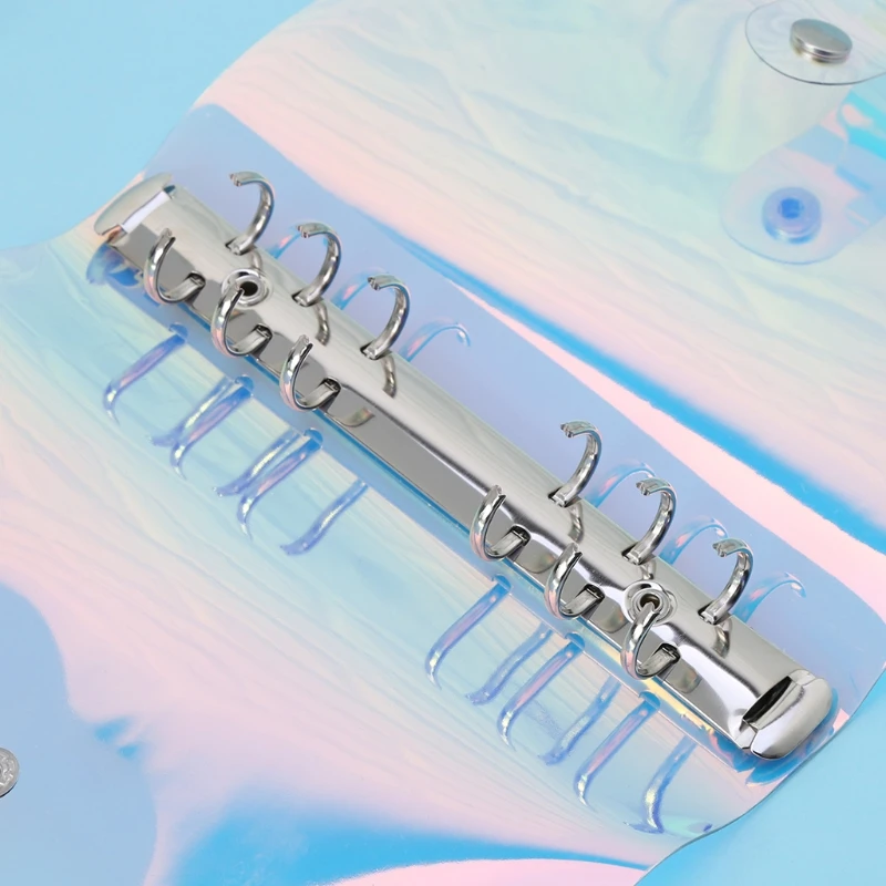 

A5 A6 6 Holes Binder Folder File Cover For Journal Note Book Diary Notepad PVC K5DB