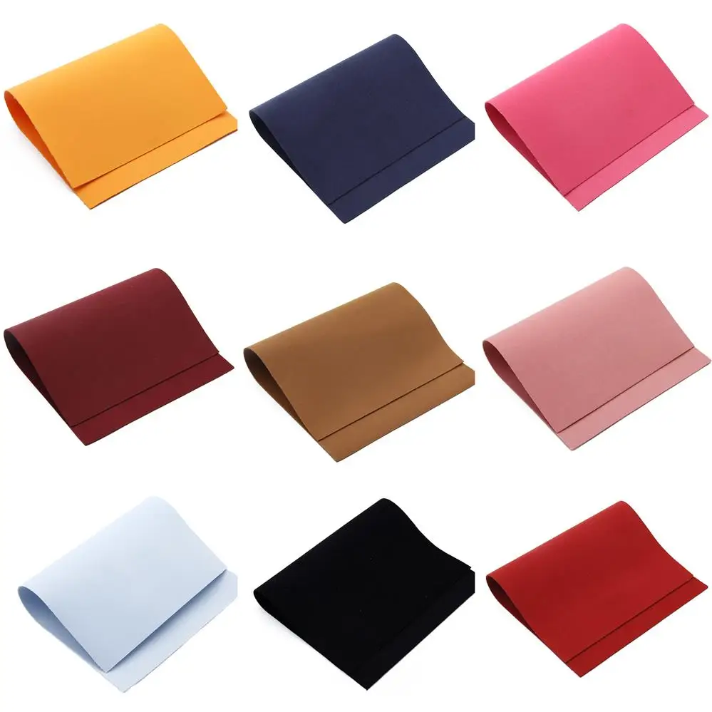 Двухсторонние листы из искусственной кожи бархатная синтетическая кожа для