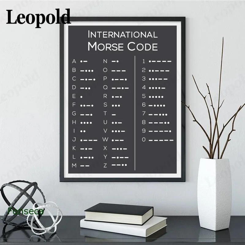 Простой холщовый плакат с черно-белым принтом для аэропорта посадки посылки