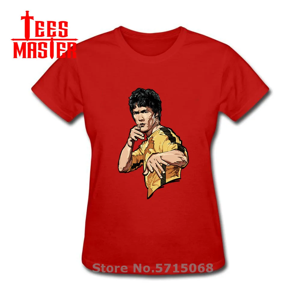 2020 новинка моды летнего сезона Брюс Ли Футболка с принтом героями мультфильмов в