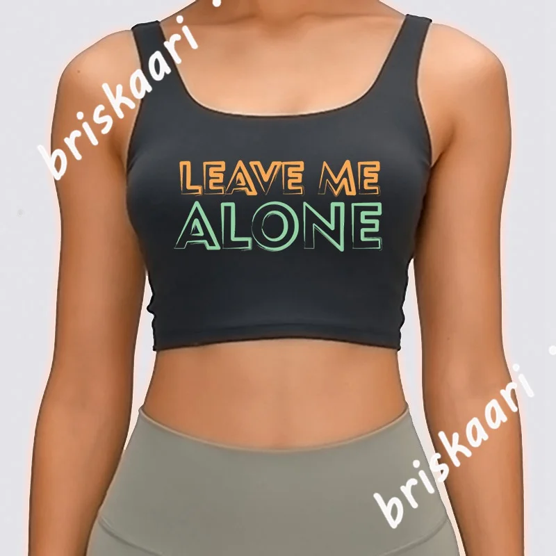 

Leave Me Alone Tank Top Spring Autumn Gents Euro Size S-3xl Novelty Sunlight Tops Tees Funny Casual Customize Vest